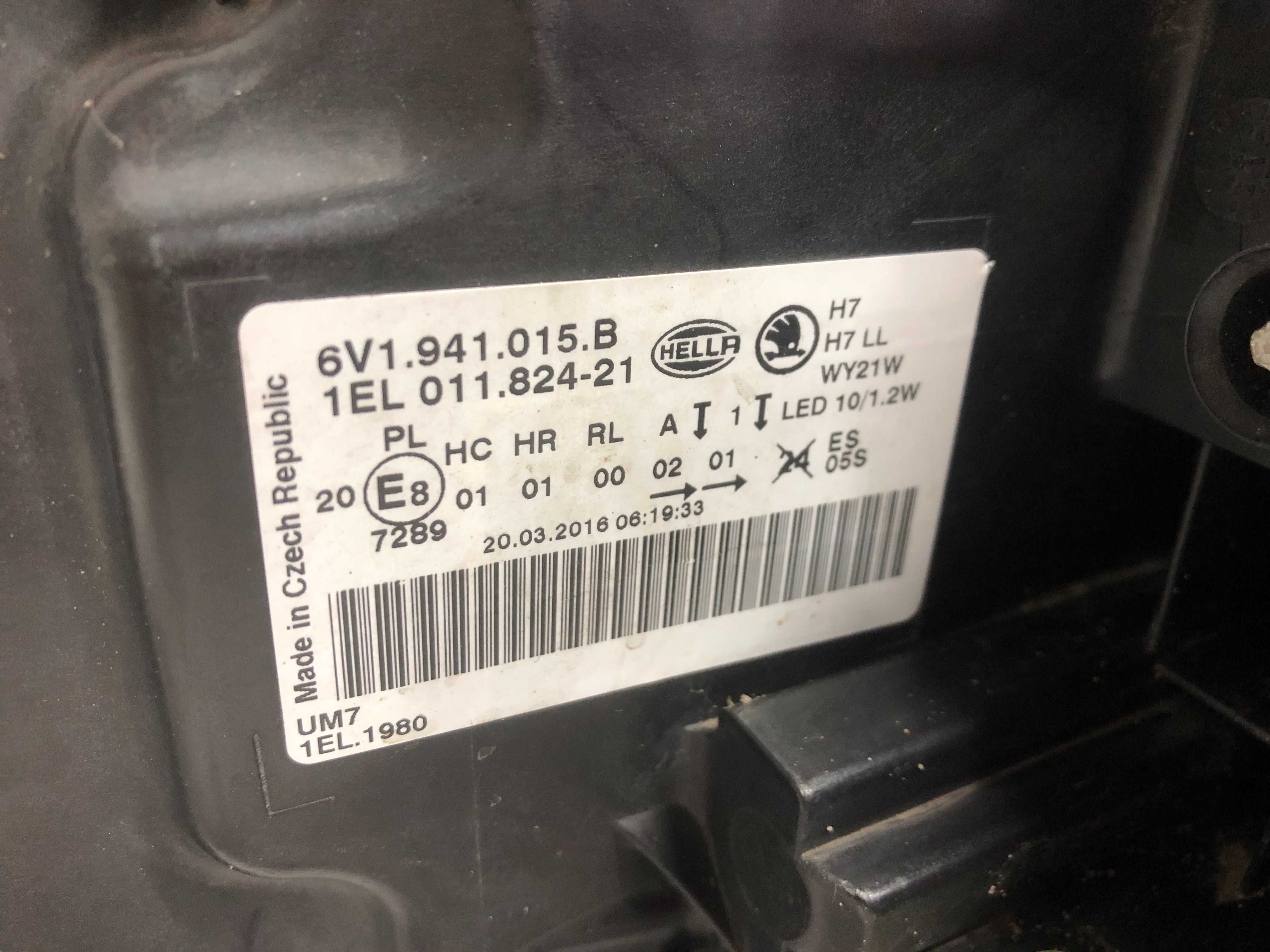 Skoda Fabia 3 Led , Full Led 6V1941015B 6V1941016B 6V1941015E