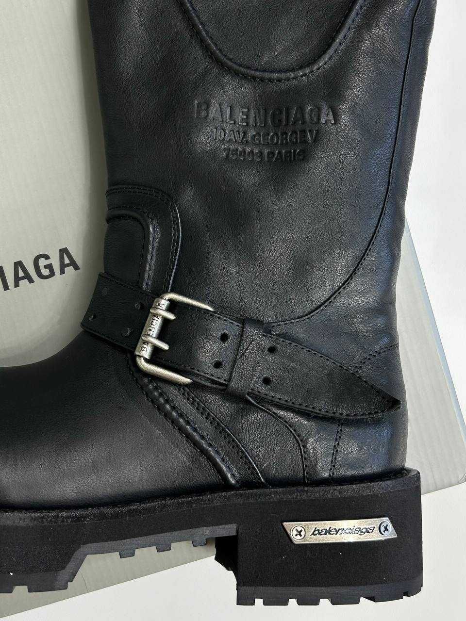 Balenciaga Venom Boot чоботи чорні 43 черные ботинки Strike Stomper