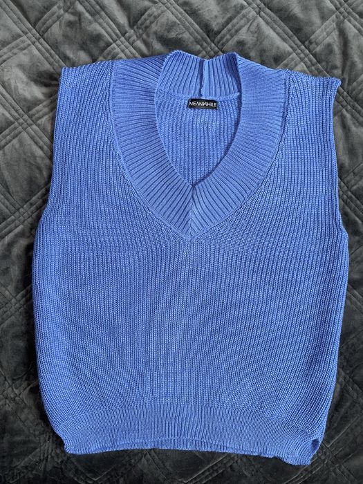 синяя желетка унисекс s-m