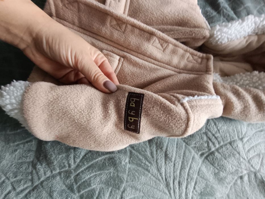 Kurtka kurteczka kożuszek chłopiec niemowlę 62 68 3-6mcy