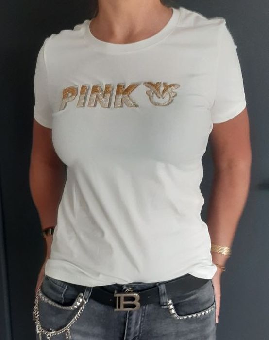 T-shirt roz m pinko