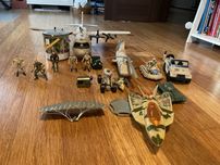 Zabawki duzy zestaw militarny samoloty