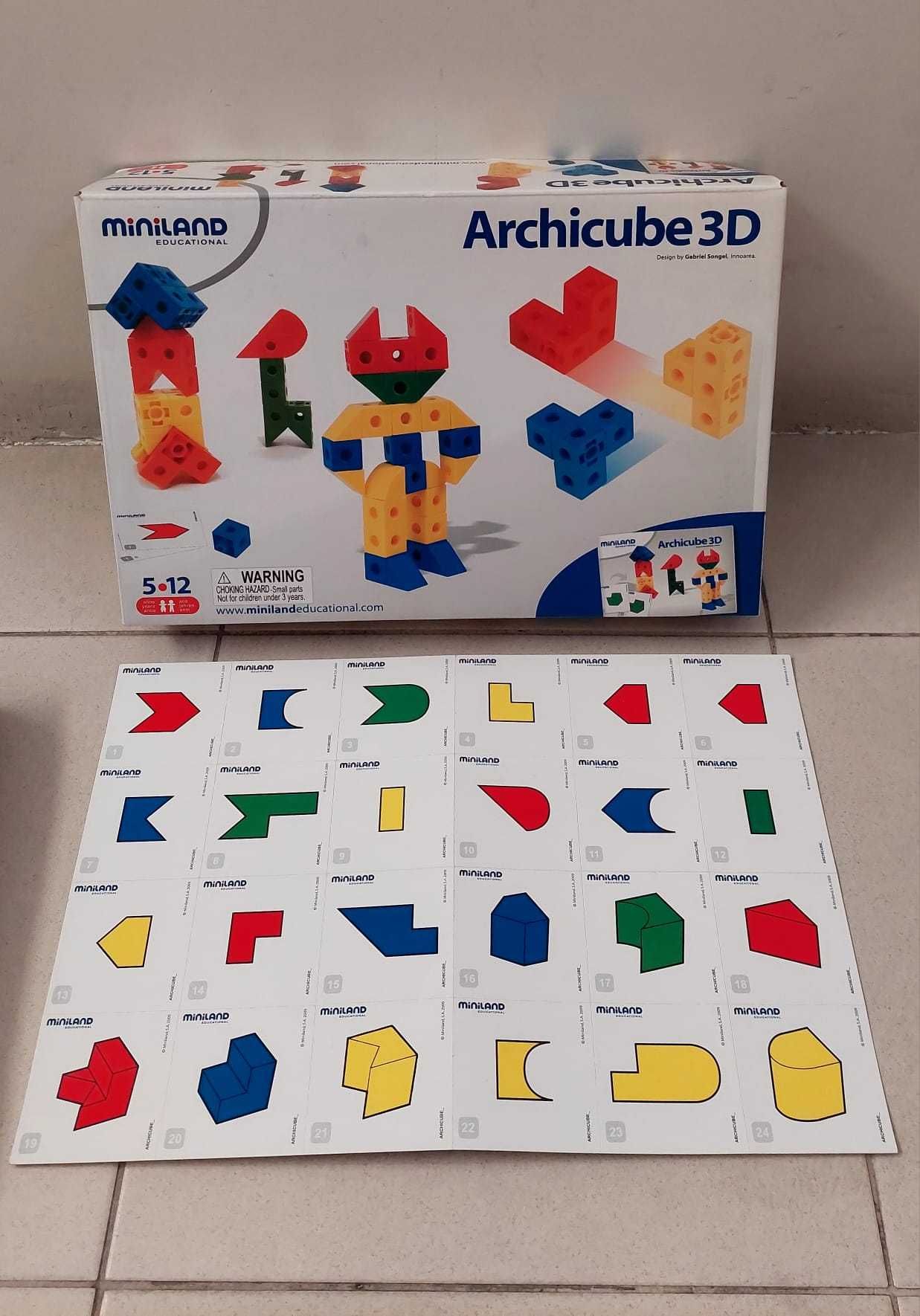 Caixa ArchiCube 3D_ Miniland Educational