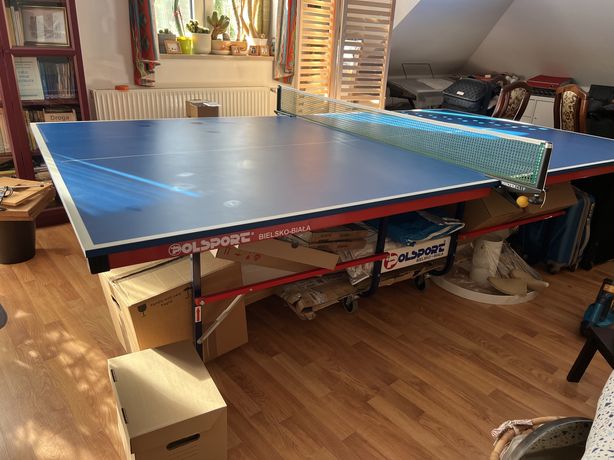 Stół do tenisa stołowego ping pong pingpongowy polsport tajfun plus