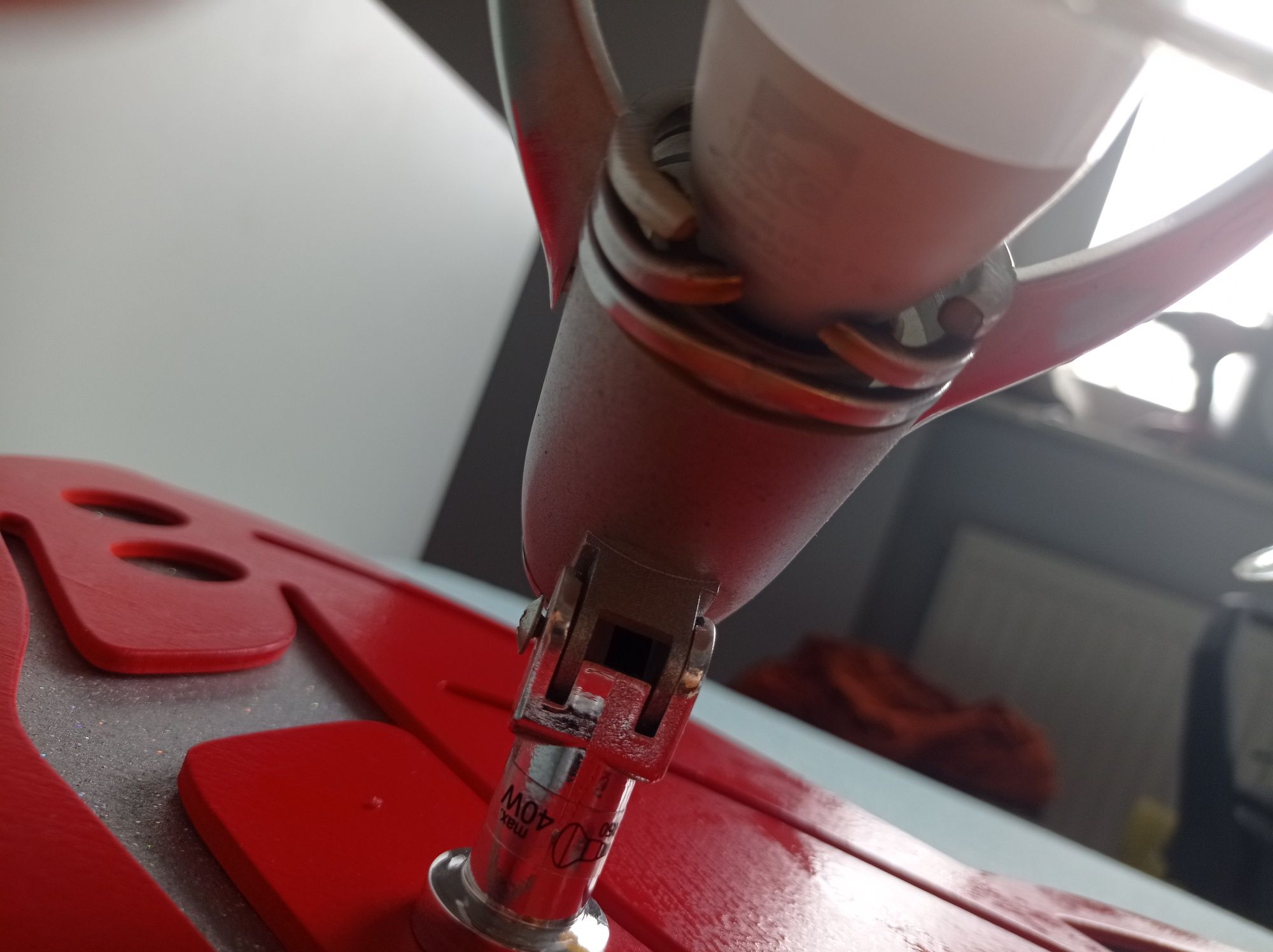 Lampa sufitowa z kinkietem