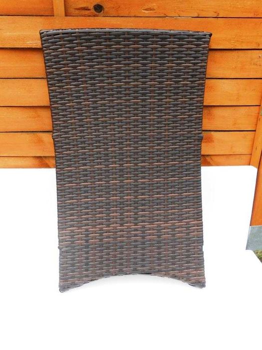 Rattan briun - krzesło ogrodowe element oparcie tył