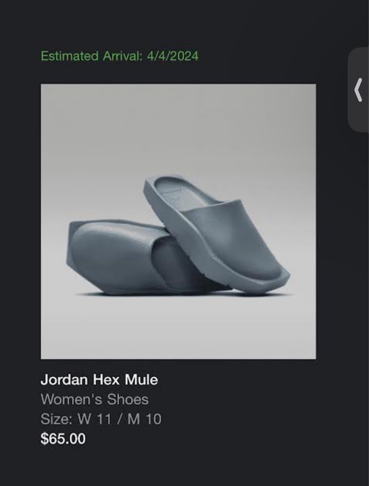 Nike mule hex  Jordan