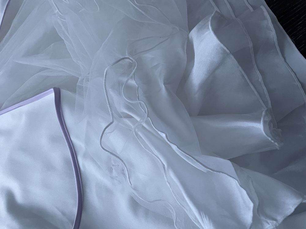Sukienka dziewczęca długa balowa tiul komunia księżniczka 110 cm
