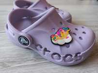Crocs C7 23/24 fioletowe 23 24 klapki gumowe