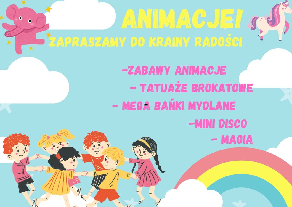 Animacje dla dzieci/ Animator mobilny
