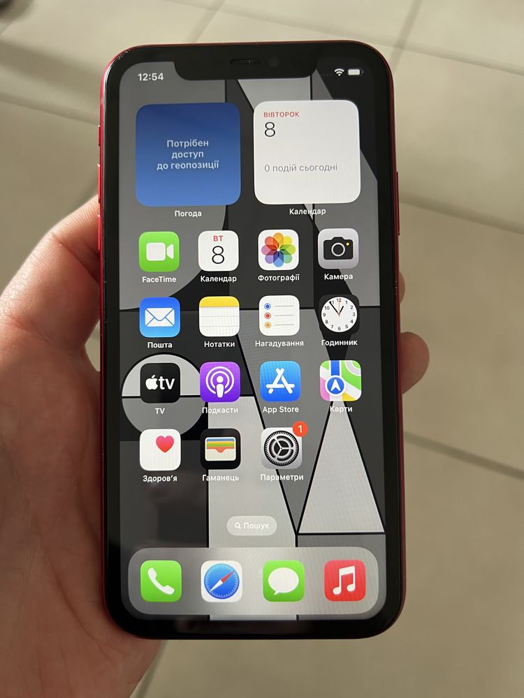 телефон  iPhone 11 64Gb Product Red Neverlock!