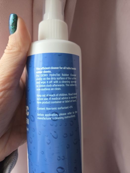 Gewo HydroTec Cleaner - płyn do czyszczenia okładzin, paletek do tenis