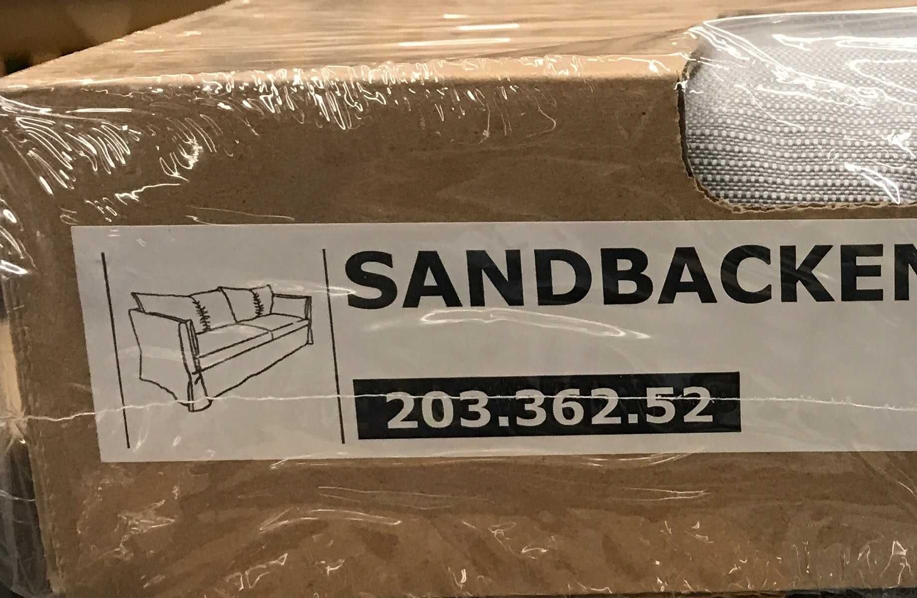 Fabrycznie nowe pokrycie sofy IKEA SANDBACKEN, 203.362.52