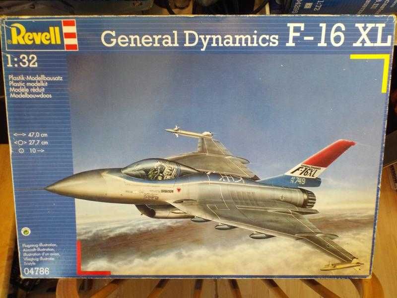 Revell 1/32 General Dynamics F-16 XL Kit Modelismo Novo Aviação