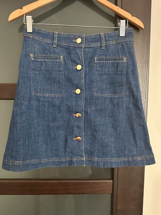 Юбка джинсовая S Massimo Dutti