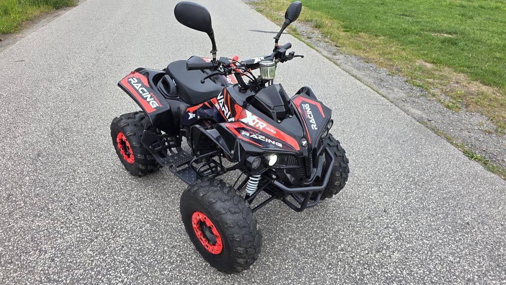 Quad 125 XTR skrzynia 1+1 wsteczny  koła 8 stan nowy quad 110 dostawa