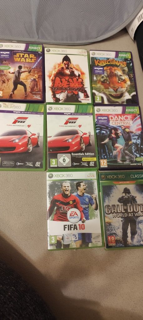 kinect xbox 360 plus gry