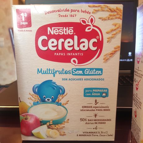 Nestlé cerelac Multifrutos Sem Gluten безглютеновая каша кашка