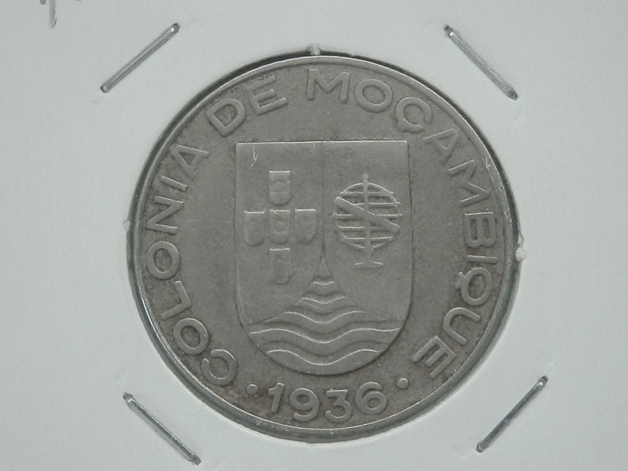 504 - Moçambique: 1 escudo 1936 cuni, por 9,00