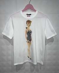 Zara koszulka z nadrukiem Barbie r S