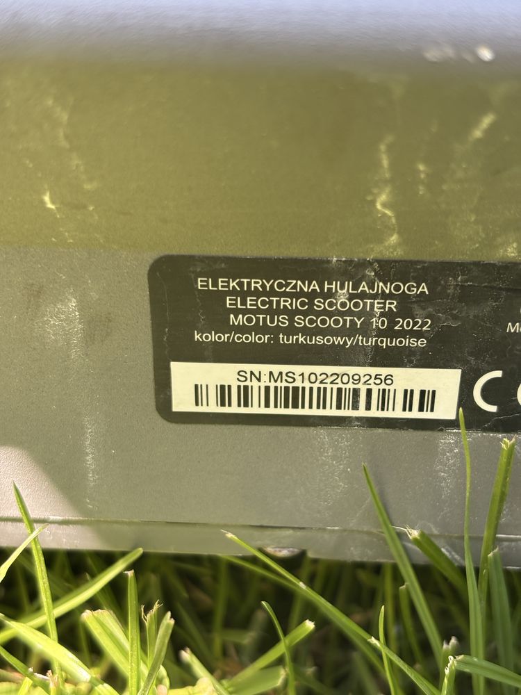 Hulajnoga elektryczna motus scooty 10 lite 2022