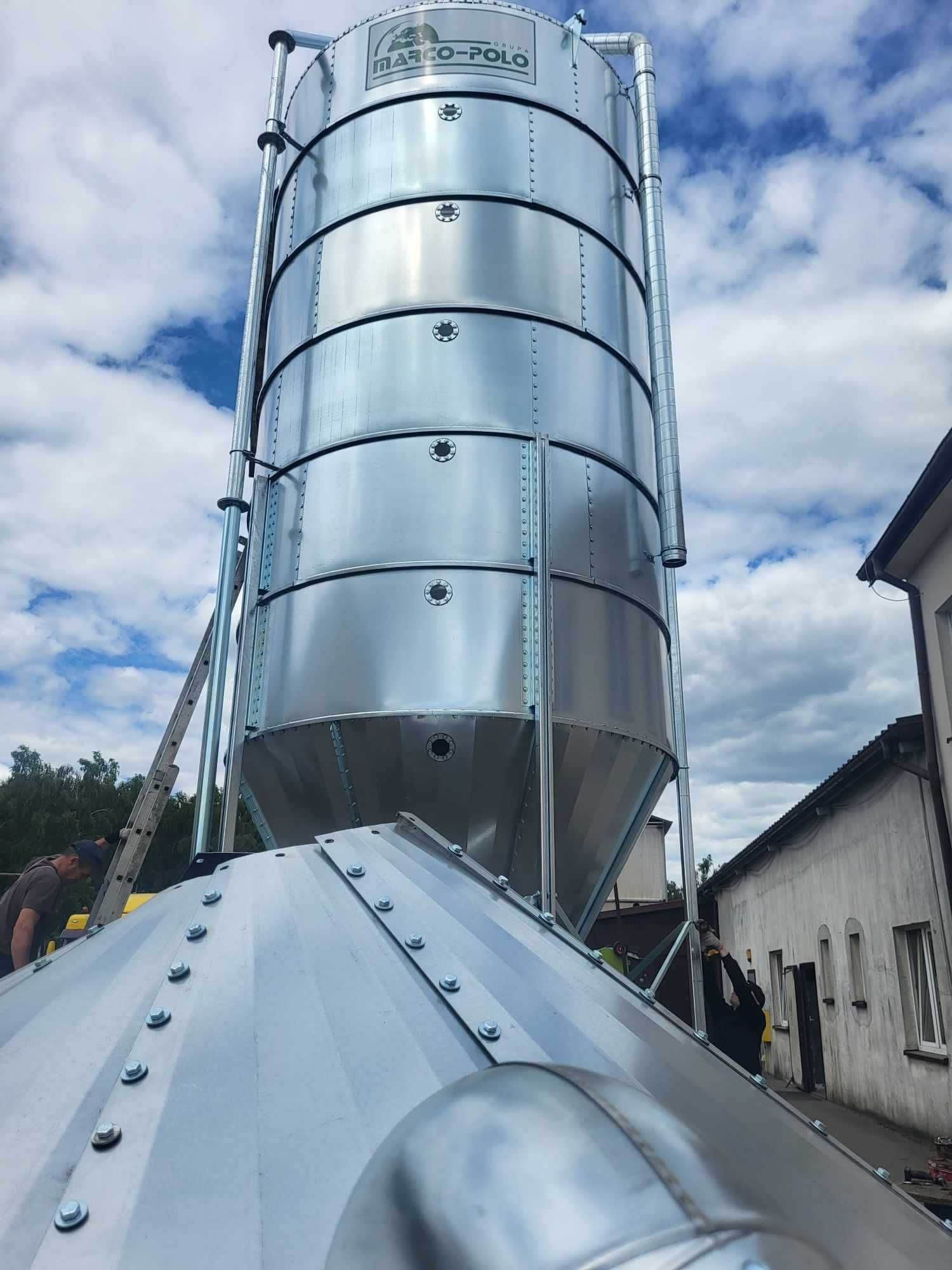 Silosy 30ton 38t 25t zbożowe SILOS nowy Marco-Polo z HDSem 1,5mm ocynk