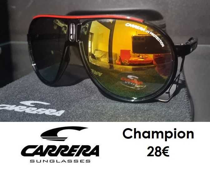 Óculos de sol Carrera Champion - 8 cores disponíveis