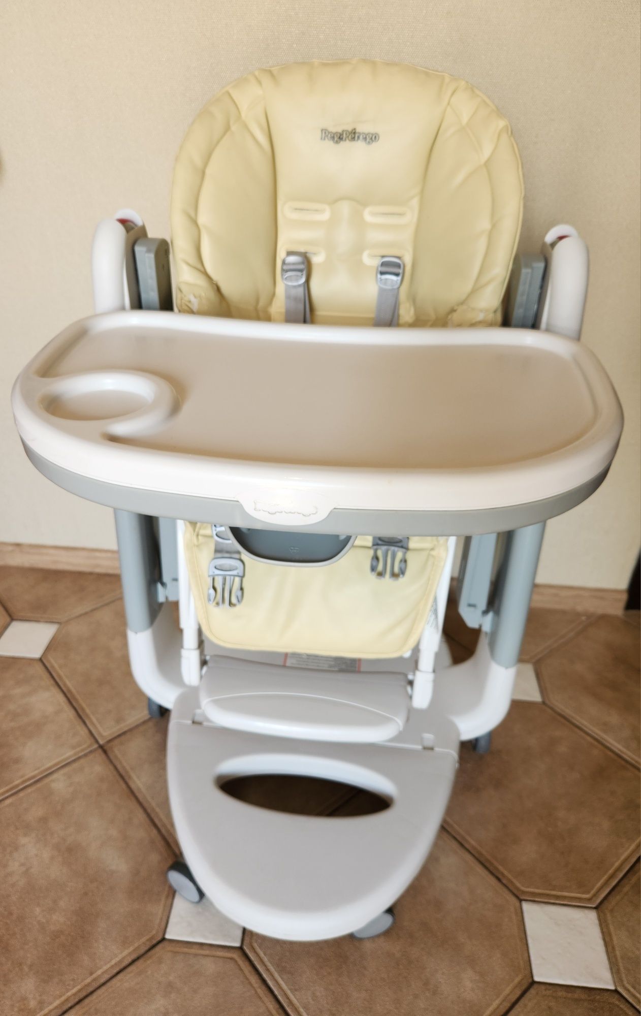 Стульчик-качалка Peg-Perego Tatamia Follow Me Paloma+2 чехла в подарок