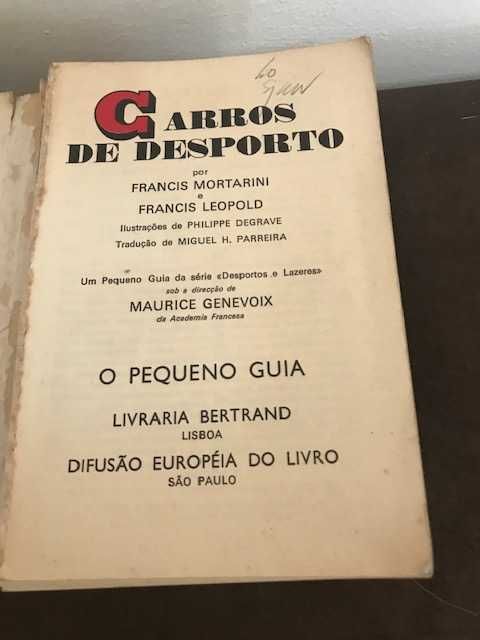 Livro Carros de Desporto