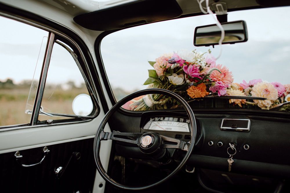 Fiat 500, 71’ do ślubu, sesji zdjęciowej, wynajem samochodu Vintage