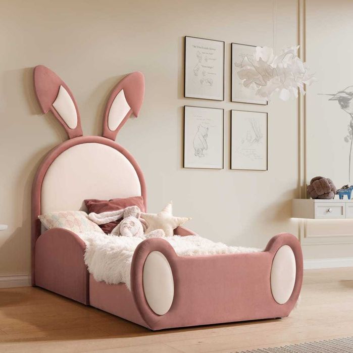 Łóżko dziecięce KRÓLIK- Beata Meble łóżka na wymiar- łóżko dla dziecka