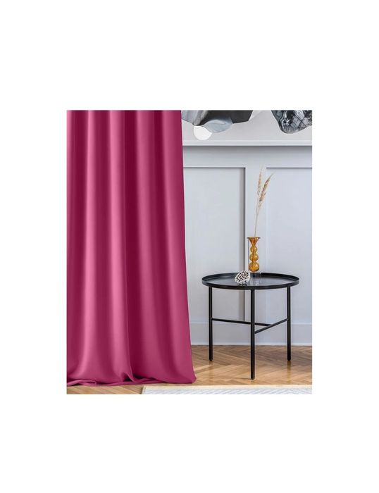 2 sztuki zasłony AURA - fuksja 140x250 TAŚMA