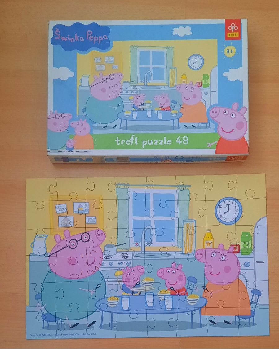 Puzzle Świnka Pepa 48el