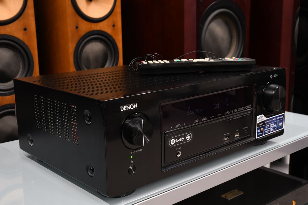 amplituner wzmacniacz do kina domowego stereo Denon AVR-X1400H Atmos