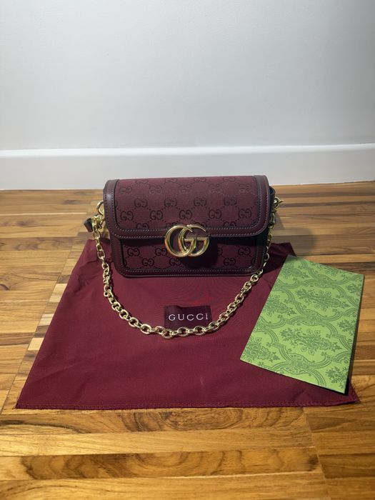Sprzedam torebke Gucci - kolor sezonu bordowy
