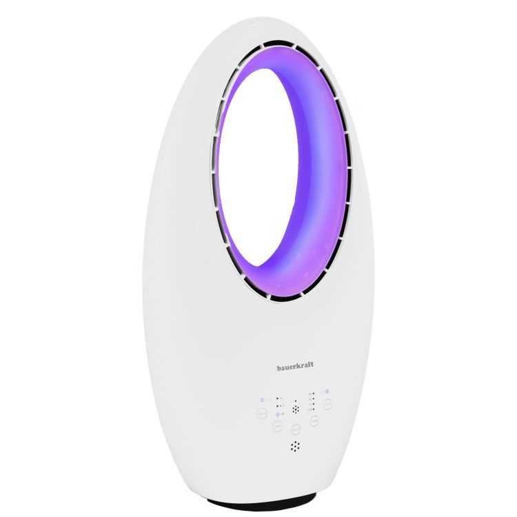 WENTYLATOR STOJĄCY BEZŁOPATKOWY 60W 3 tryby pracy + pilot + timer +LED