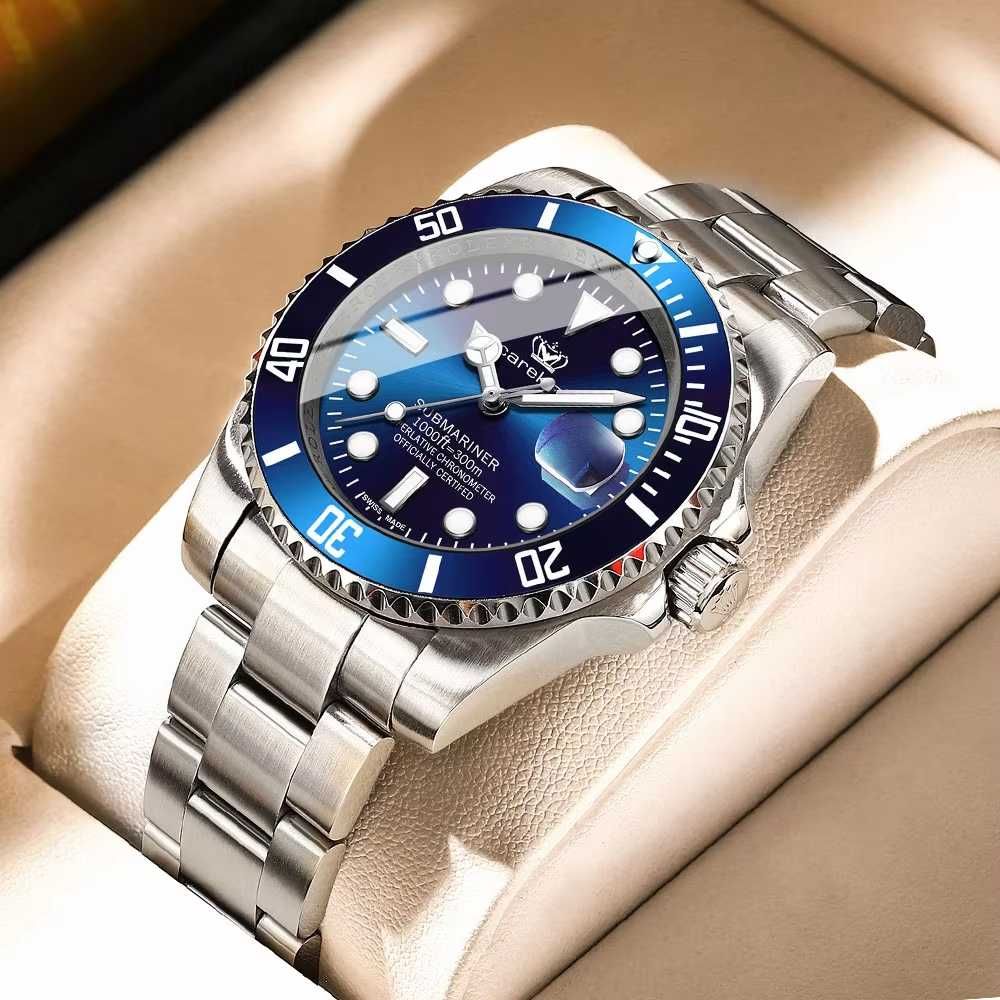 Чоловічий годинник Hemsut Zurich Carekiso Blue