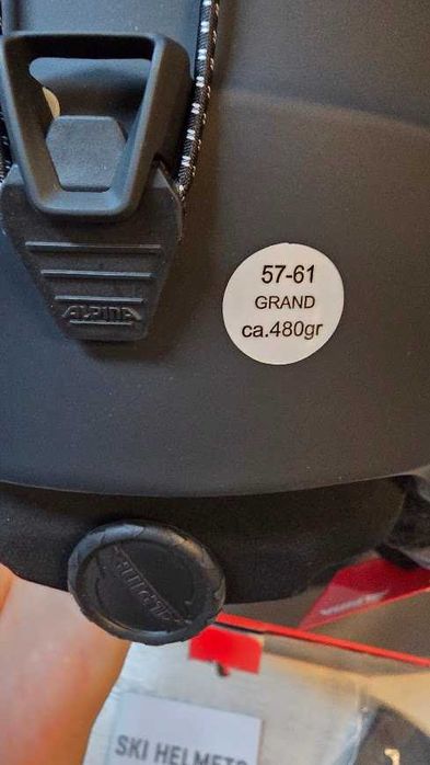 Alpina Grand Kask narciarski unisex  czarny mat Rozmiar L 57-61 cm