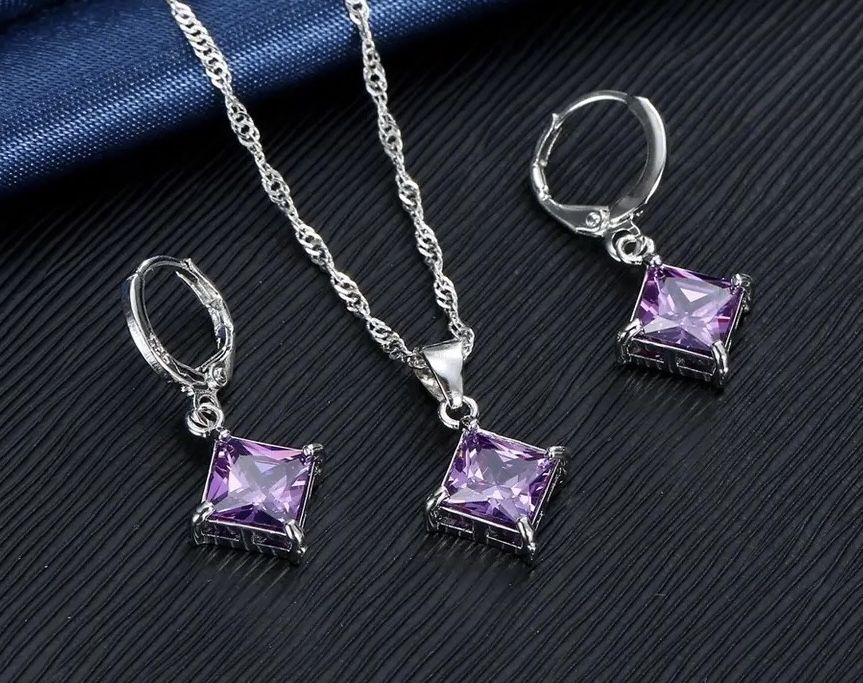 Срібний/Серебряный комплект 925 проби! Swarovski!