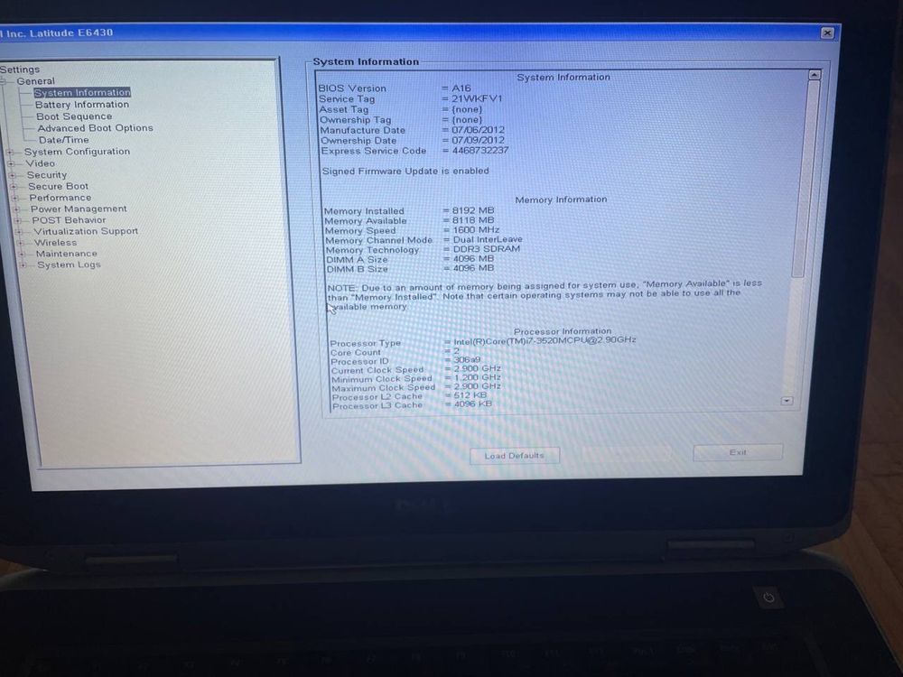 14” Dell E6430 i7-3520M Разборка