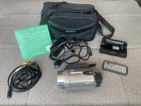 Kamera Sony DCR-SR290+bateria+pilot+stacja+ładowarka+torba