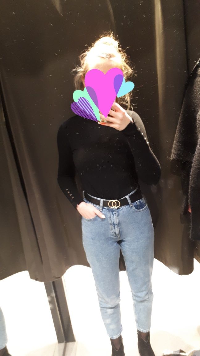 Nowe jeansy mom fit Zara M/L