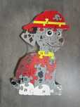 Nowe drewniane puzzle Marshall z bajki Psi Patrol Totalna Wyprzedaż