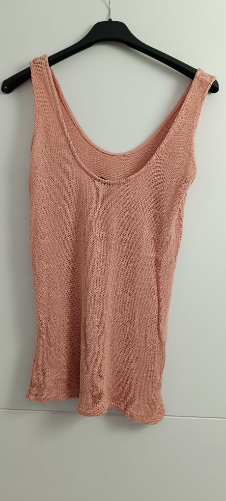 Túnica salmão Pull & Bear tamanho XS