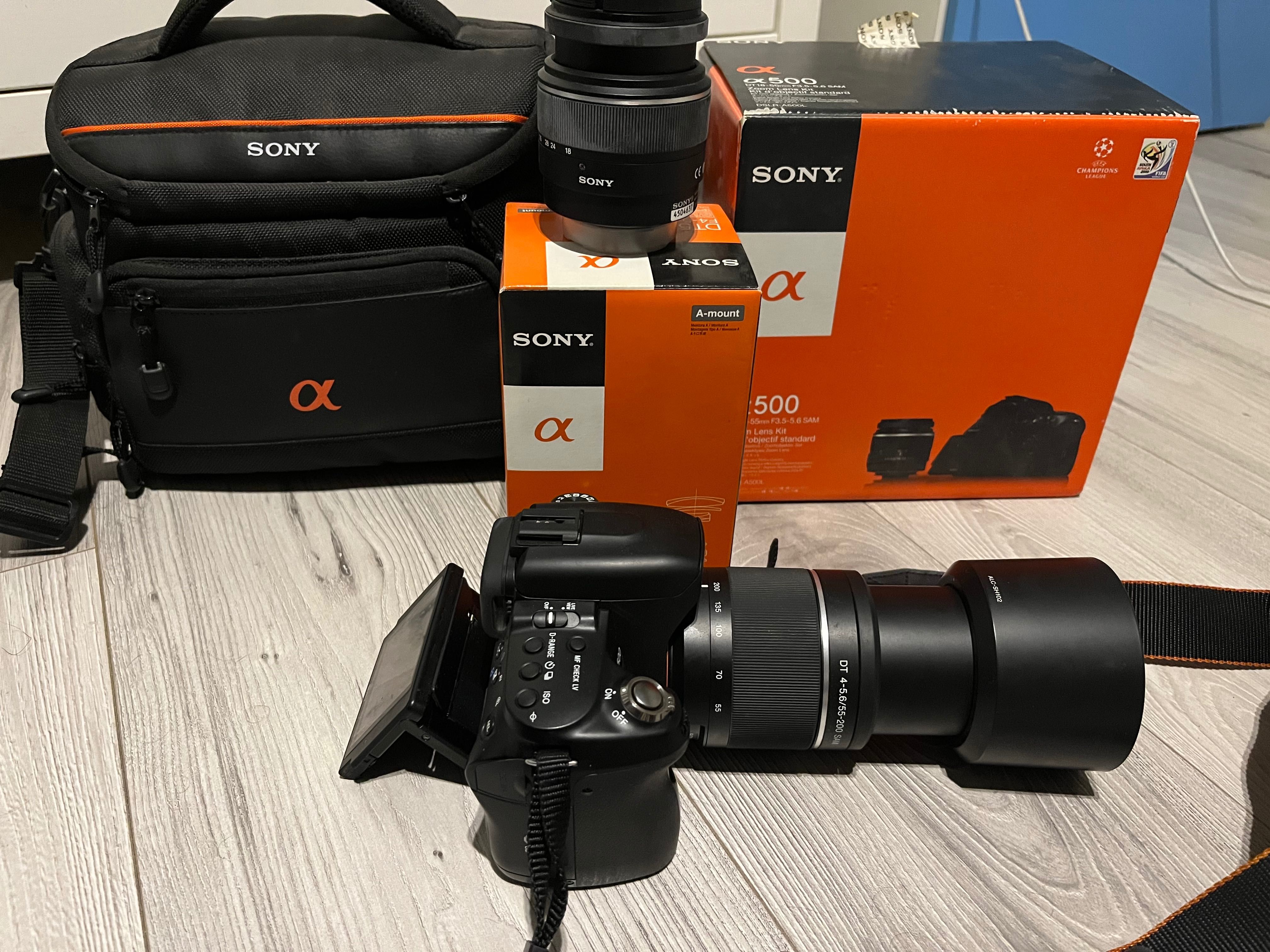 Lustrzanka Sony a500