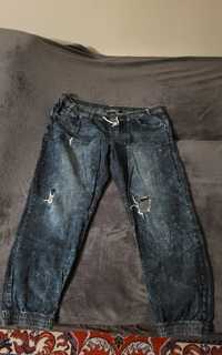 Spodnie jeansy granatowe rozm.60