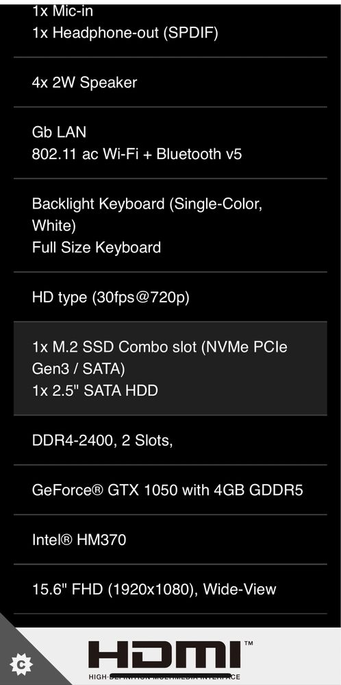 MSI PE62 8RC - intel i7 col Geforce GTX1050