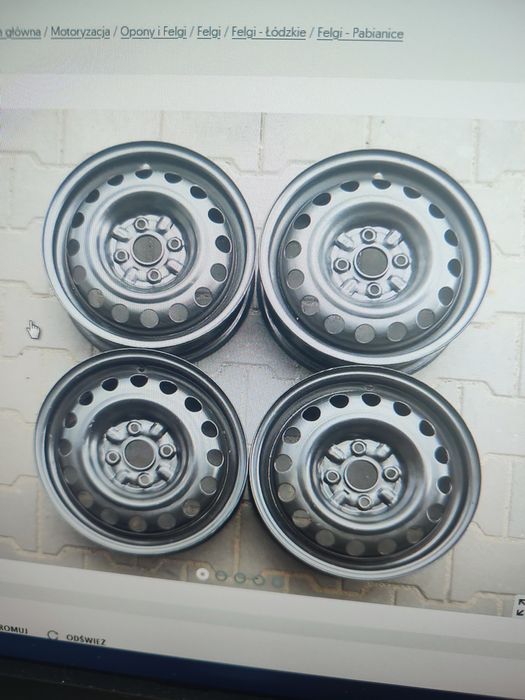 Felgi stalowe 14 15 16 ToyotaYaris Corolla Aigo Verso Rav 4