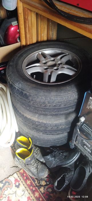 Титани Хонда crv-rd1 р15 комплект з літньою резиною