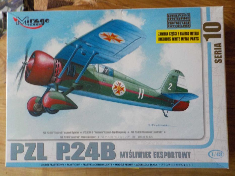 pzl p24b i pzl p24g "mirage" 1/48